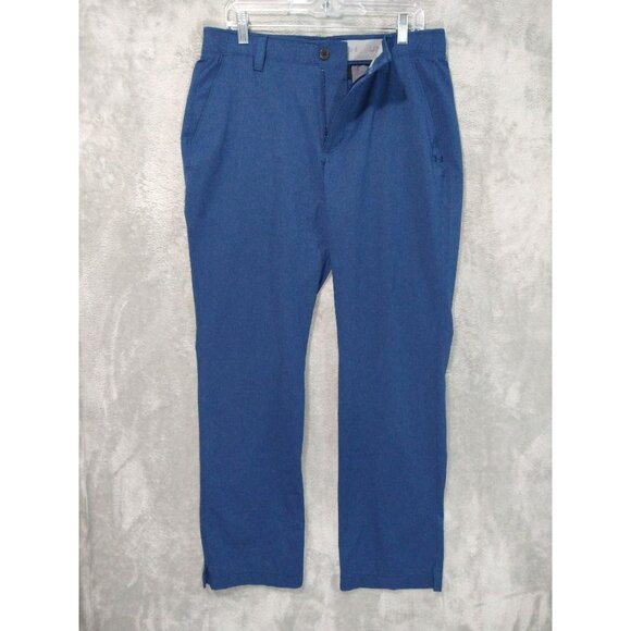 Under Armour Pants Mens 34x32 Blue Match Play Vented Golf Lightweight - Picture 1 of 10